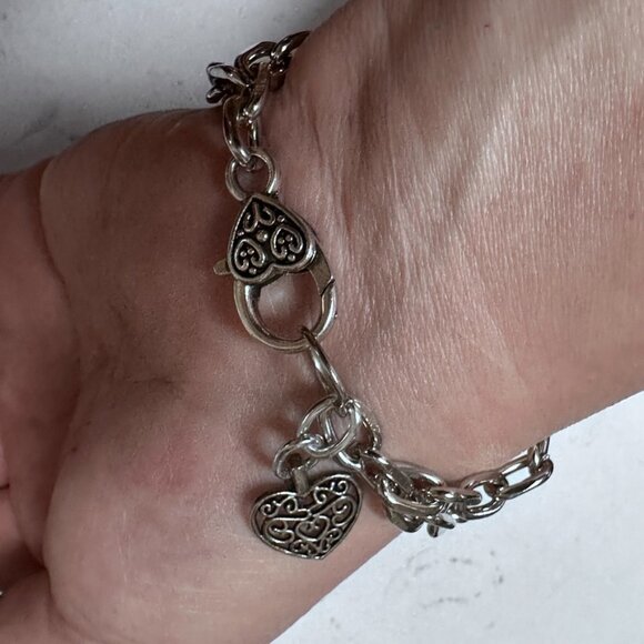 Cherub Chain Angel Bracelet Link Statement Cuff Putti Silver Baroque Rococo - Picture 11 of 11